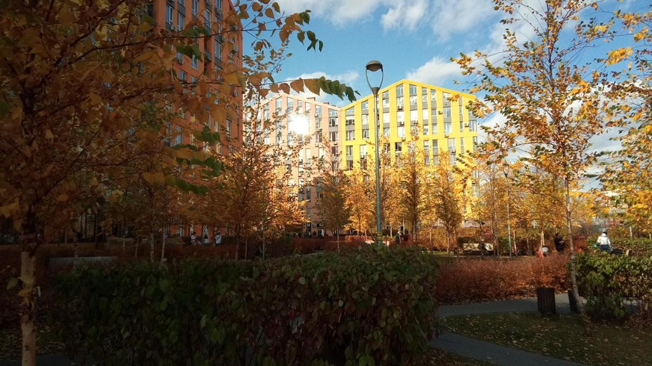 Positive Smile Studio Apartment In The Colorful Comfort Town Residental Complex. Kt-06. キエフ エクステリア 写真